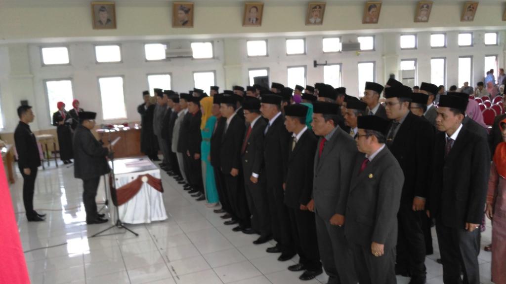 Pelantikan Pejabat eselon III dan IV di Kab. Limapuluh Kota